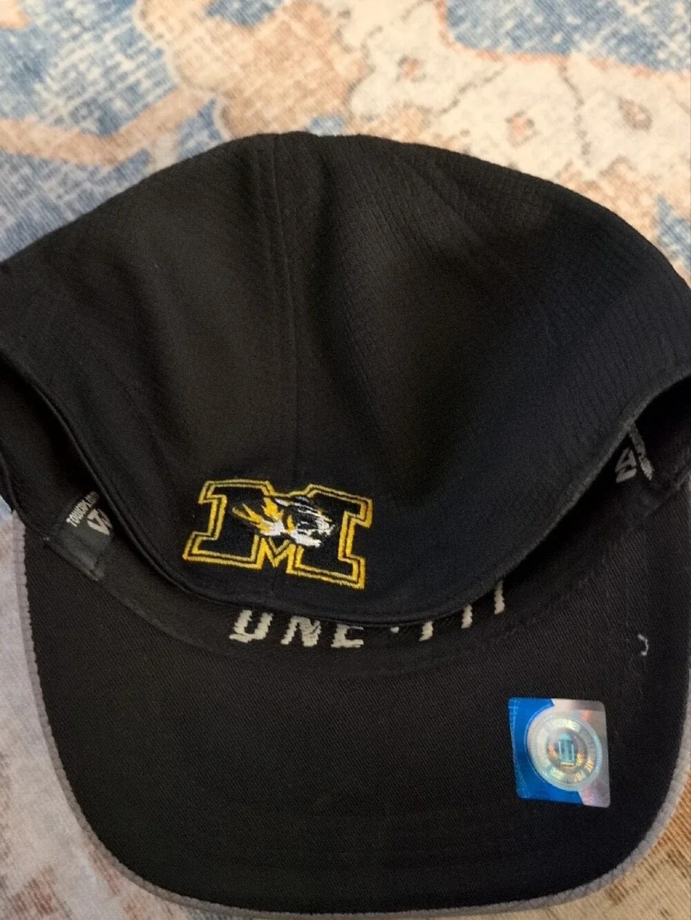 Mizzou Black and Gray Tiger Patch Youth Baseball Cap